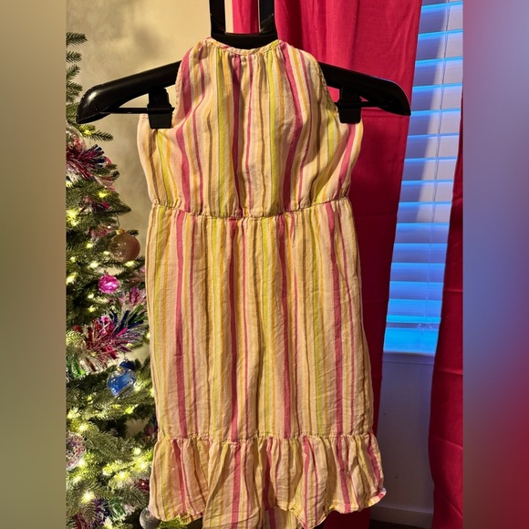 Striped Halter Dress - Picture 1 of 7